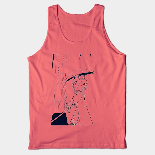 Post Apocalyptic Samurai Tank Top by Soundtrack Alley